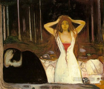  edvard - ashes 1894 Edvard Munch Expressionism